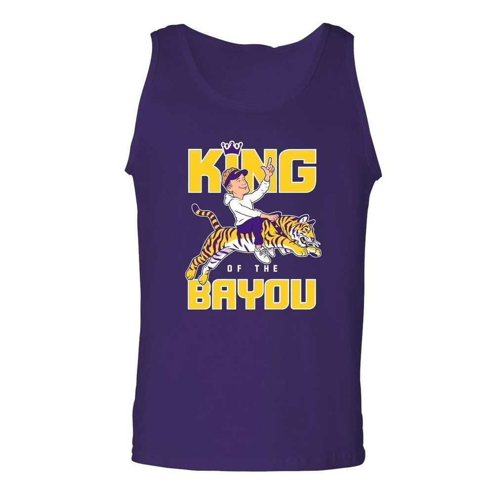 Lane Kiffin King Bayou LSU Tank Top